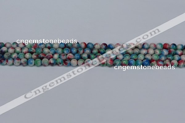 CMJ730 15.5 inches 6mm round rainbow jade beads wholesale