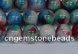 CMJ732 15.5 inches 10mm round rainbow jade beads wholesale