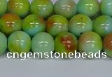 CMJ739 15.5 inches 10mm round rainbow jade beads wholesale