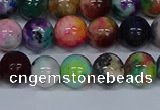 CMJ753 15.5 inches 10mm round rainbow jade beads wholesale