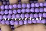 CMJ818 15.5 inches 10mm round matte Mashan jade beads wholesale