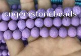 CMJ819 15.5 inches 12mm round matte Mashan jade beads wholesale