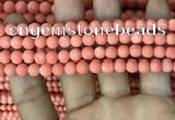 CMJ826 15.5 inches 6mm round matte Mashan jade beads wholesale