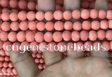 CMJ827 15.5 inches 8mm round matte Mashan jade beads wholesale