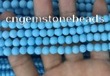 CMJ836 15.5 inches 6mm round matte Mashan jade beads wholesale