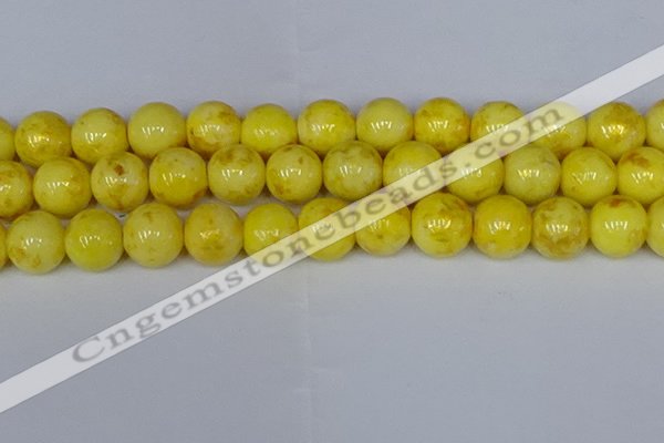 CMJ909 15.5 inches 12mm round Mashan jade beads wholesale