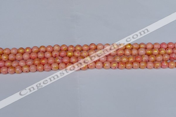 CMJ910 15.5 inches 4mm round Mashan jade beads wholesale