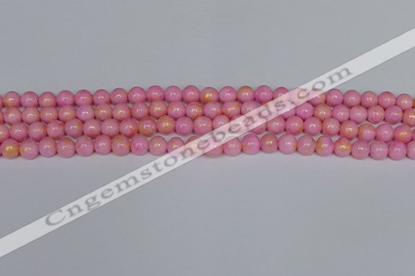 CMJ915 15.5 inches 4mm round Mashan jade beads wholesale