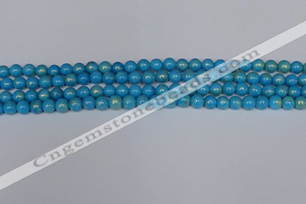 CMJ950 15.5 inches 4mm round Mashan jade beads wholesale