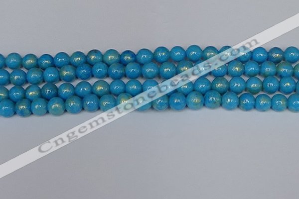 CMJ951 15.5 inches 6mm round Mashan jade beads wholesale