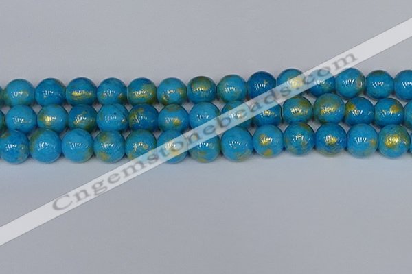 CMJ953 15.5 inches 10mm round Mashan jade beads wholesale