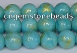 CMJ966 15.5 inches 6mm round Mashan jade beads wholesale