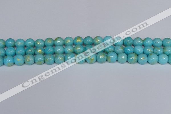 CMJ966 15.5 inches 6mm round Mashan jade beads wholesale