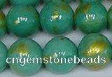 CMJ974 15.5 inches 12mm round Mashan jade beads wholesale