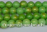 CMJ975 15.5 inches 4mm round Mashan jade beads wholesale