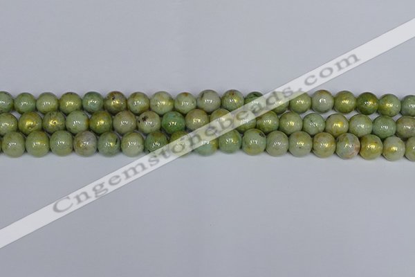 CMJ981 15.5 inches 6mm round Mashan jade beads wholesale