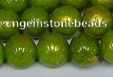 CMJ988 15.5 inches 10mm round Mashan jade beads wholesale