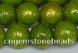 CMJ989 15.5 inches 12mm round Mashan jade beads wholesale