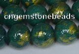 CMJ993 15.5 inches 10mm round Mashan jade beads wholesale