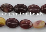 CMK140 15.5 inches 12*16mm oval mookaite beads wholesale