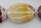 CMK144 15.5 inches 25*35mm oval mookaite beads wholesale