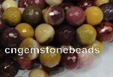 CMK17 15.5 inches 10mm faceted round mookaite beads wholesale