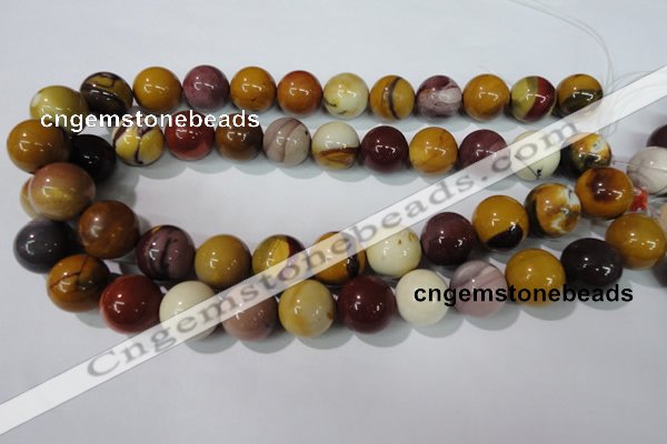 CMK207 15.5 inches 16mm round mookaite gemstone beads wholesale