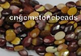 CMK22 15.5 inches 8*12mm faceted oval mookaite beads wholesale