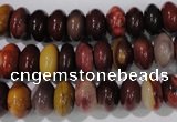 CMK221 15.5 inches 6*10mm rondelle mookaite gemstone beads