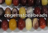 CMK222 15.5 inches 8*12mm rondelle mookaite gemstone beads