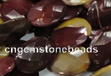 CMK27 15.5 inches 22*30mm faceted oval mookaite beads wholesale