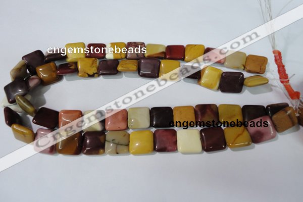 CMK271 15.5 inches 15*15mm square mookaite gemstone beads