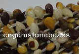 CMK29 15.5 inches 6*10mm faceted flat teardrop mookaite beads