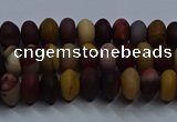 CMK300 15.5 inches 4*6mm rondelle matte mookaite beads wholesale