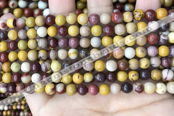 CMK346 15.5 inches 6mm round mookaite jasper beads wholesale