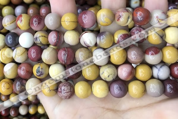 CMK348 15.5 inches 10mm round mookaite jasper beads wholesale