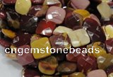 CMK40 15.5 inches 10*10mm faceted square mookaite beads wholesale