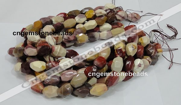 CMK50 15.5 inches 15*20mm faceted freeform mookaite beads wholesale