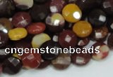 CMK51 15.5 inches 10mm faceted coin mookaite beads wholesale