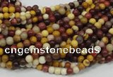 CMK56 15.5 inches 4mm round mookaite gemstone beads wholesale