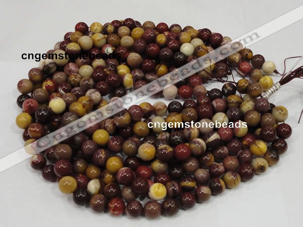 CMK58 15.5 inches 8mm round mookaite gemstone beads wholesale