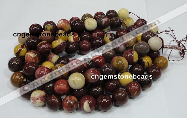 CMK61 15.5 inches 20mm round mookaite gemstone beads wholesale