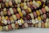 CMK63 15.5 inches 4*8mm rondelle mookaite gemstone beads wholesale