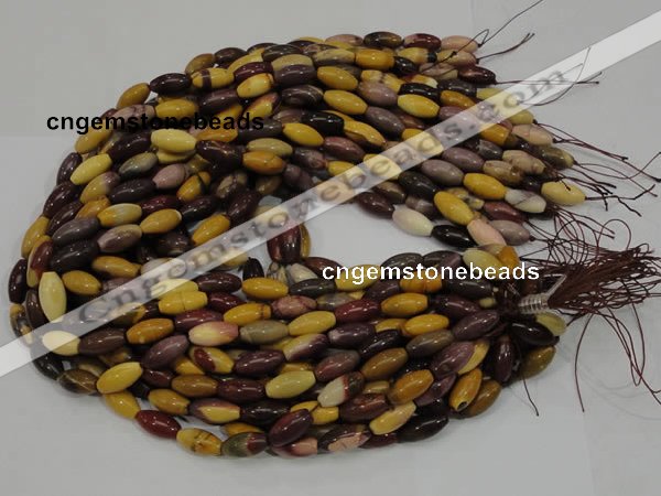 CMK65 15.5 inches 8*16mm rice mookaite gemstone beads wholesale