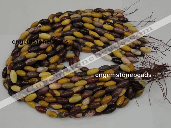 CMK66 15.5 inches 10*20mm rice mookaite gemstone beads wholesale