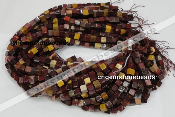 CMK69 15.5 inches 6*6mm cube mookaite gemstone beads wholesale