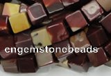 CMK71 15.5 inches 10*10mm cube mookaite gemstone beads wholesale