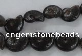 CMM50 15.5 inches 10*14mm - 12*16mm ammonite gemstone beads