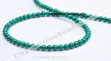 CMN02 A grade 4mm round natural malachite beads wholesale