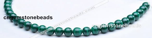 CMN05 8mm round A grade natural malachite beads wholesale